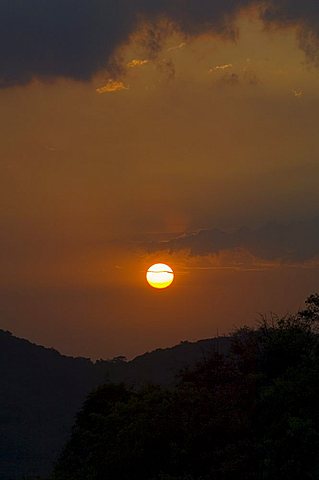 Sunset over Punta Islita, Nicoya Pennisula, Costa Rica, Central America