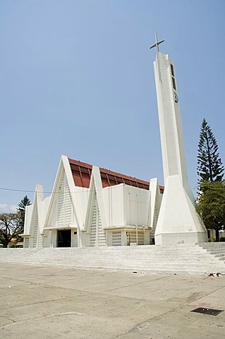 Church near Plaza Central, Liberia, Costa Rica, Central America