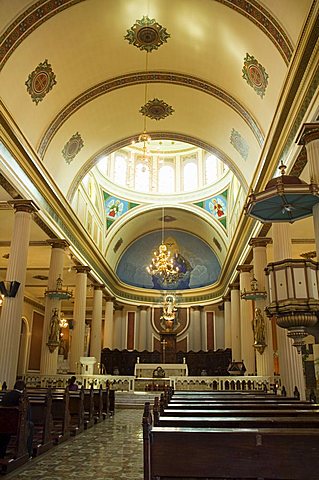 Inside the Metropolitana Cathedral, San Jose, Costa Rica, Central America