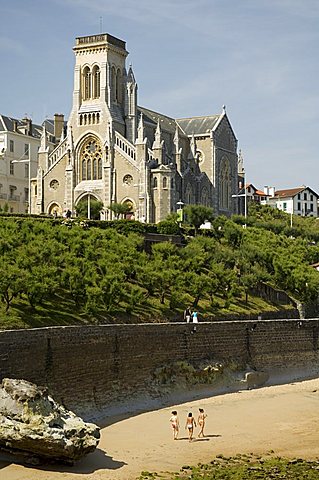 Church, Biarritz, Basque country, Pyrenees-Atlantiques, Aquitaine, France, Europe