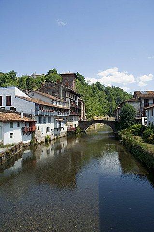 St. Jean Pied de Port, Basque country, Pyrenees-Atlantiques, Aquitaine, France, Europe