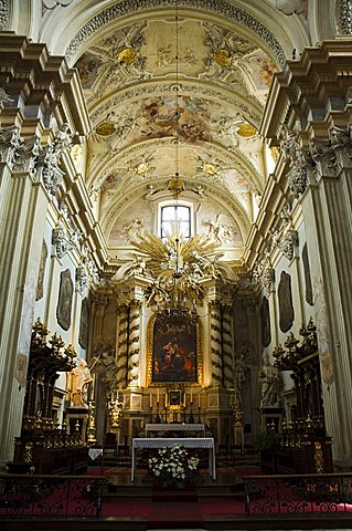 Church of St. Anne's, one of Poland's most beautiful Baroque churches, Old Town District (Stare Miasto), Krakow (Cracow), UNESCO World Heritage Site, Poland, Europe