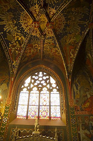 Interior of Wawel Catherdral, Royal Castle area, Krakow (Cracow), UNESCO World Heritage Site, Poland, Europe