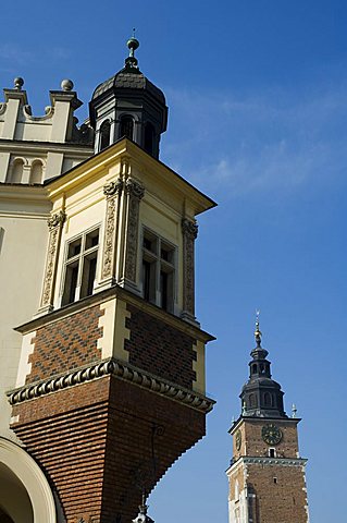 The Cloth Hall (Sukiennice), Main Market Square (Rynek Glowny), Old Town District (Stare Miasto), Krakow (Cracow), UNESCO World Heritage Site, Poland, Europe