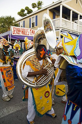 Goombay Festival in Bahama Village, Petronia Street, Key West, Florida, United States of America, North America