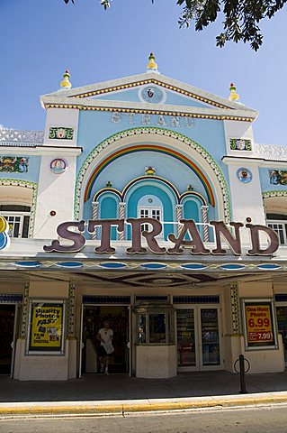 Movie theater converted into shop, Duval Street, Key West, Florida, United States of America, North America