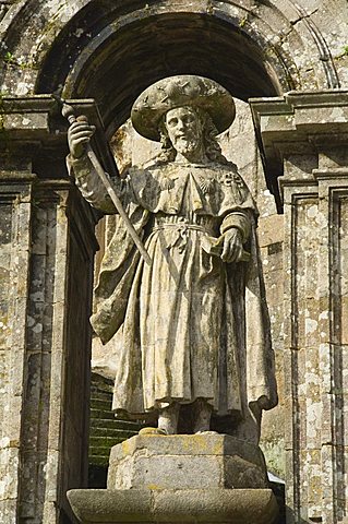 Puerta Santa doorway, Santiago Cathedral, UNESCO World Heritage Site, Santiago de Compostela, Galicia, Spain, Europe