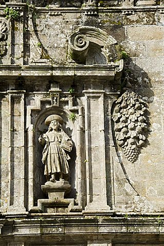 Puerta Santa doorway, Santiago Cathedral, Santiago de Compostela, Galicia, Spain, Europe