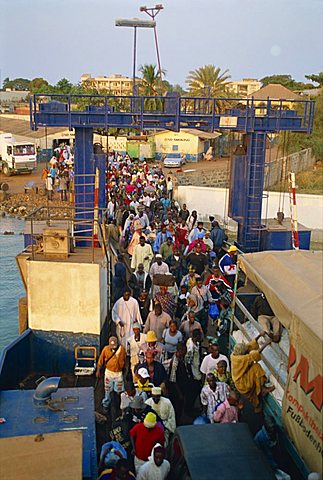 Banjul to Bari ferry, Banjul, Gambia, West Africa, Africa