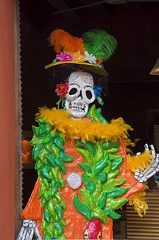 Day of the Dead decoration, Oaxaca City, Oaxaca, Mexico, North America