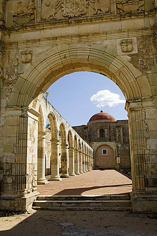 Monastery and church of Cuilapan, Oaxaca, Mexico, North America