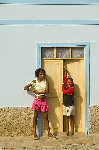 Village of Provoacao Velha, Boa Vista, Cape Verde Islands, Africa