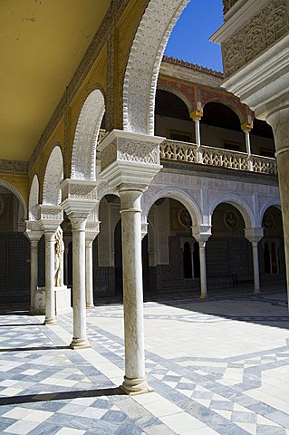 Casa de Pilatos, Santa Cruz district, Seville, Andalusia (Andalucia), Spain, Europe