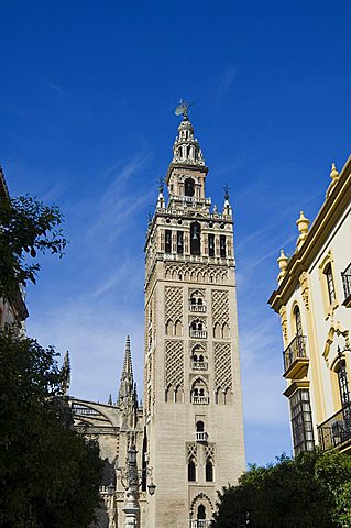 La Giralda, Santa Cruz district, Seville, Andalusia, Spain, Europe