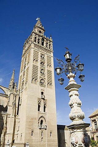 La Giralda, Santa Cruz district, Seville, Andalusia, Spain, Europe