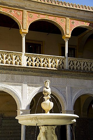 Casa de Pilatos, Santa Cruz district, Seville, Andalusia, Spain, Europe