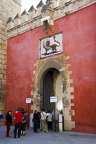 Real Alcazar, Santa Cruz district, Seville, Andalusia (Andalucia), Spain, Europe