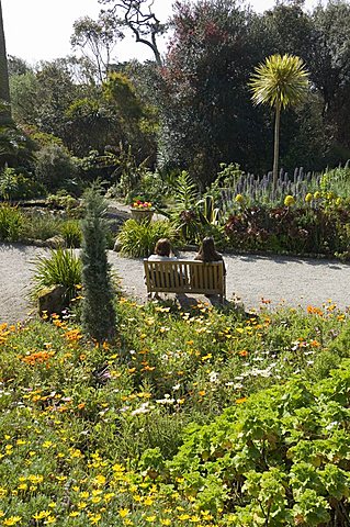 The Abbey Gardens, Tresco, Isles of Scilly, off Cornwall, United Kingdom, Europe