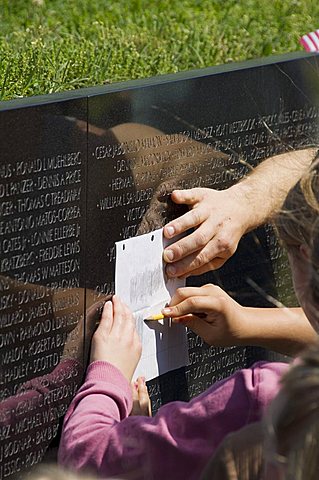 Vietnam Veterans Memorial Wall, Washington D.C. (District of Columbia), United States of America, North America