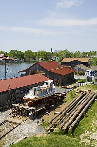 Chesapeake Bay Maritime Museum, St. Michaels, Talbot County, Miles River, Chesapeake Bay area, Maryland, United States of America, North America