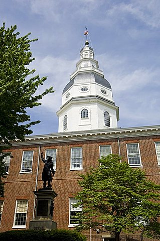 State Capitol building, Annapolis, Maryland, United States of America, North America