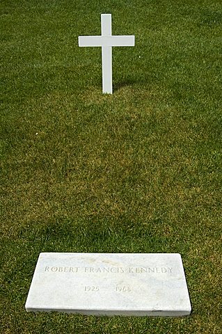 Tomb of Bobby (Robert) Kennedy at Arlington National Cemetery, Arlington, Virginia, United States of America, North America