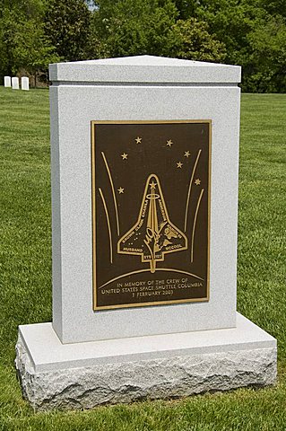 Memorial to the crew of the Space Shuttle Columbia, Arlington National Cemetery, Arlington, Virginia, United States of America, North America