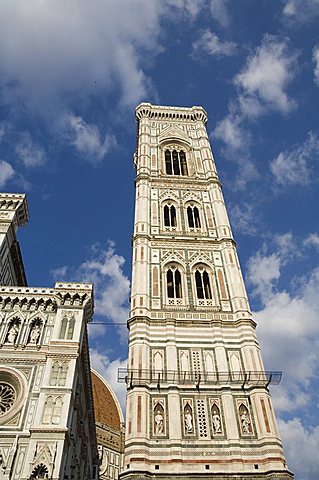 Duomo (Cathedral) and Campanile di Giotto, UNESCO World Heritage Site, Florence (Firenze), Tuscany, Italy, Europe