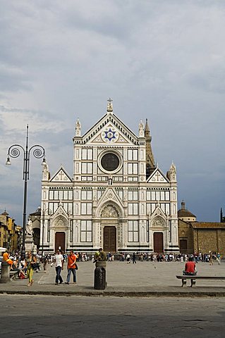 Santa Croce church, Florence (Firenze), UNESCO World Heritage Site, Tuscany, Italy, Europe