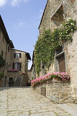 Volpaia, a hill village near Radda, Chianti, Tuscany, Italy, Europe