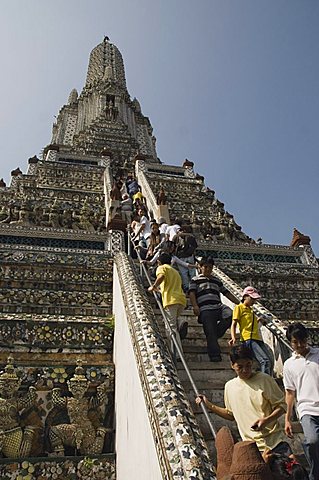 Wat Arun (Temple of the Dawn), Bangkok, Thailand, Southeast Asia, Asia