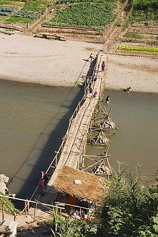 Khan River, Luang Prabang, Laos, Indochina, Southeast Asia, Asia