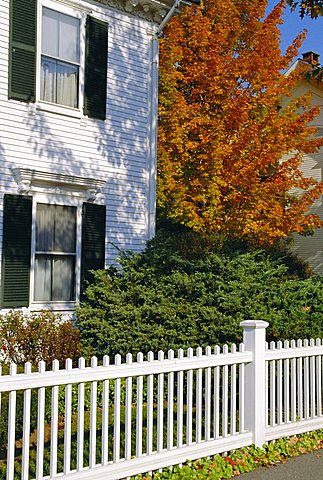 Church Street, Woodstock,  Vermont, USA