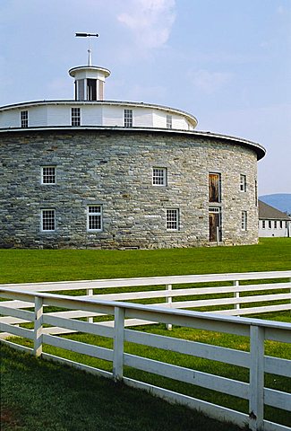 Round Stone Barn, Hancock Shaker Village, Massachusetts, USA