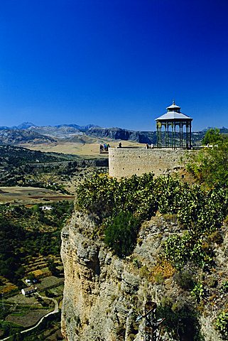 View from the top of El Tajo, Ronda, Andalucia, Spain