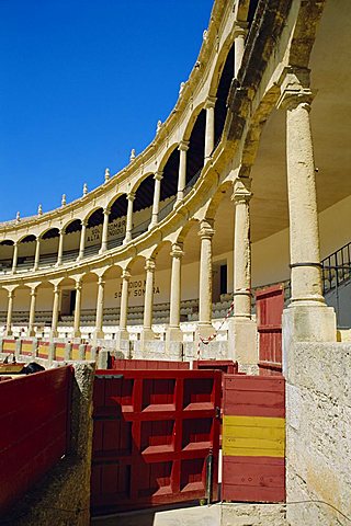 The Bull Ring built in 1784,  Ronda, Andalucia, Spain