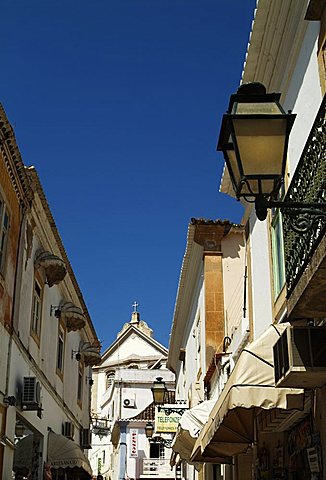 Street in the Old Town. Albufeira, Western Algarve, Portugal, Europe