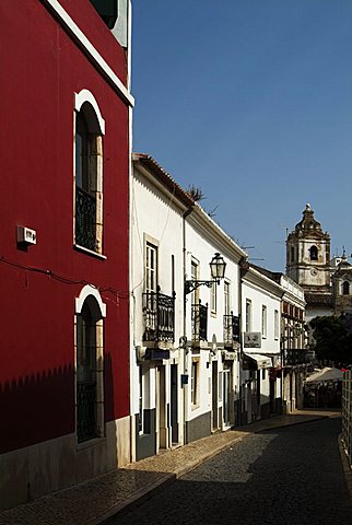 Street in the Old Quarter, Lagos, Algarve, Portugal, Europe