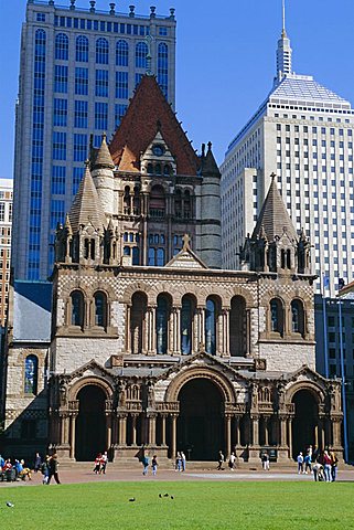 Trinity Church 1877, Copley Square, Boston, Massachusetts, USA