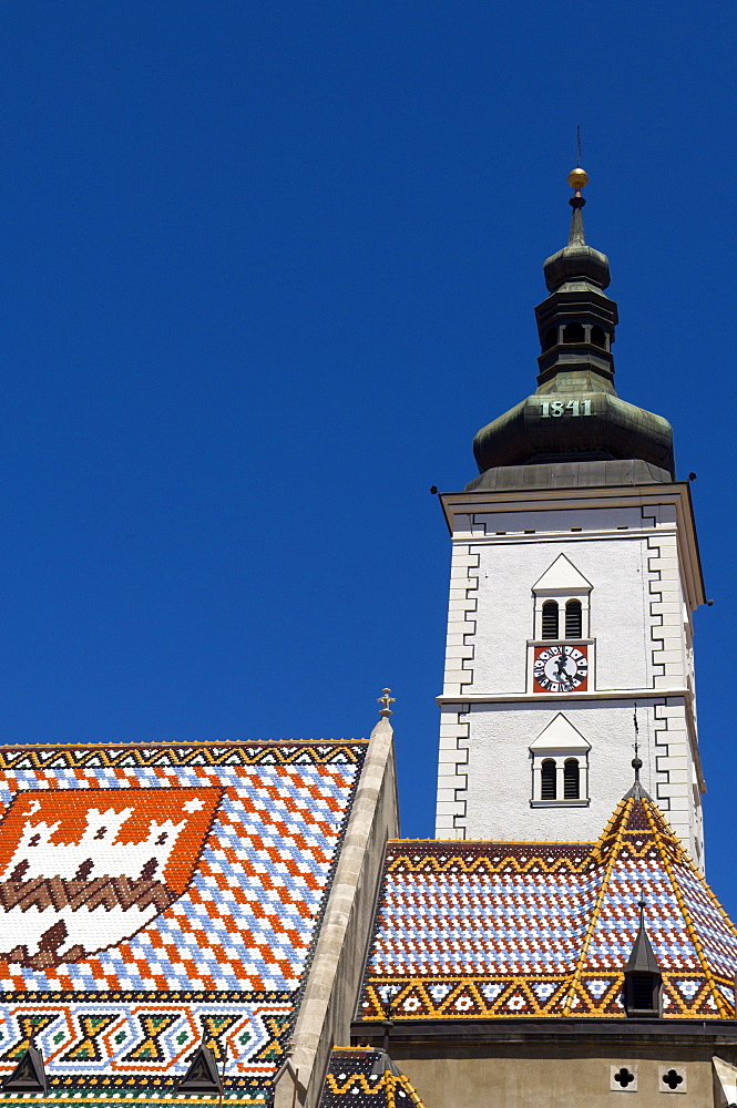 Church of St. Mark, Zagreb, Croatia, Europe