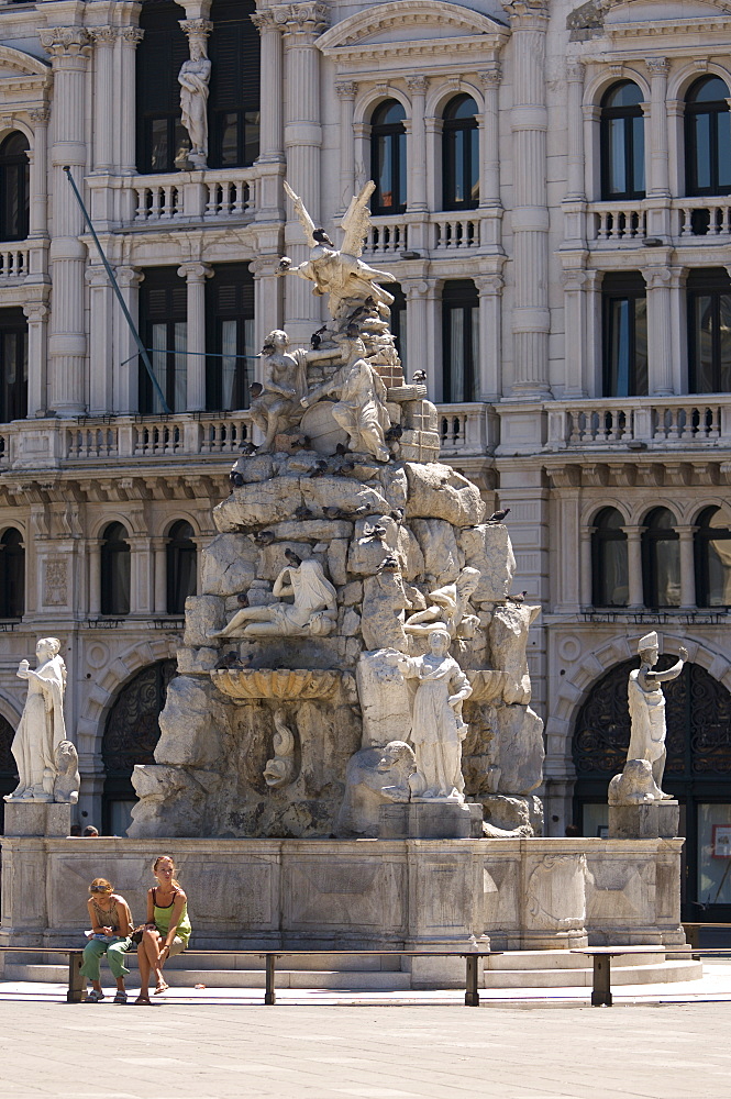 Piazza dell Unita d'Italia,Trieste, Friuli-Venezia Giulia, Italy, Europe