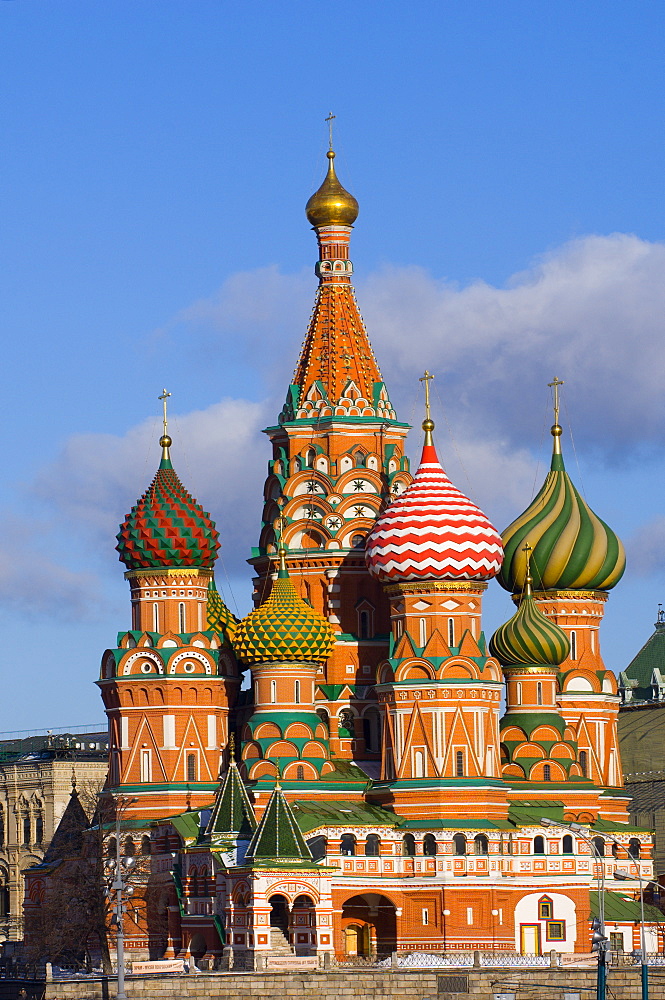 St. Basils Cathedral, Red Square, UNESCO World Heritage Site, Moscow, Russia, Europe