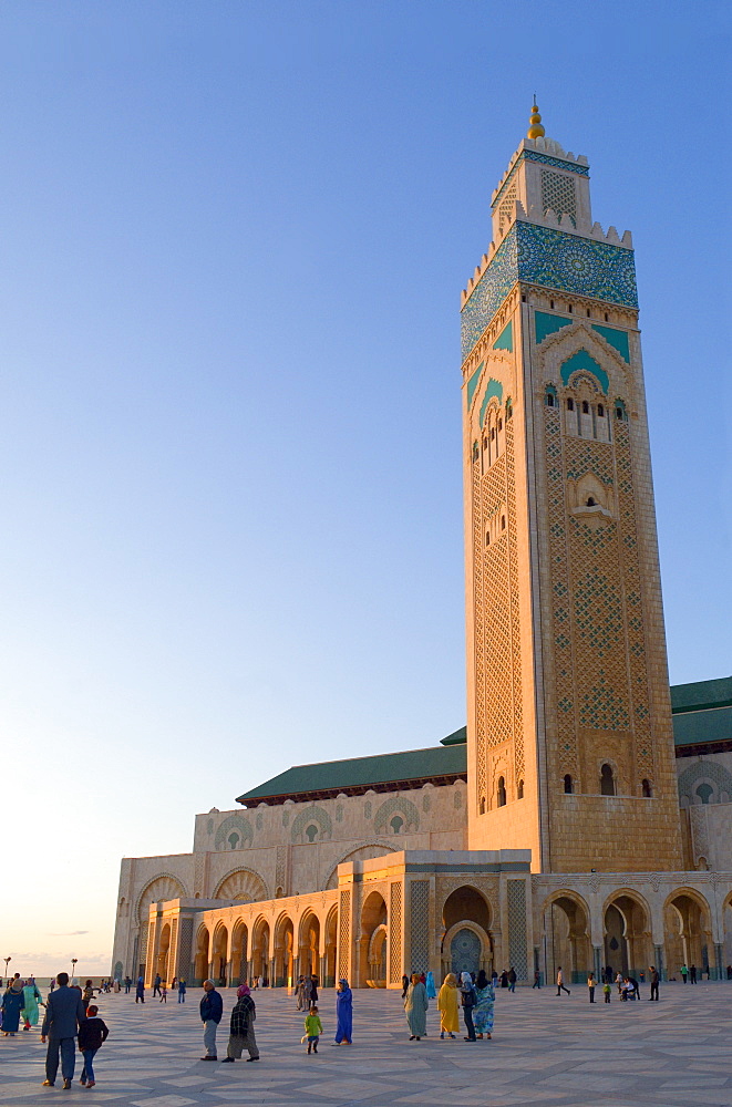 Hassan II Mosque, Casablanca, Morocco, North Africa, Africa