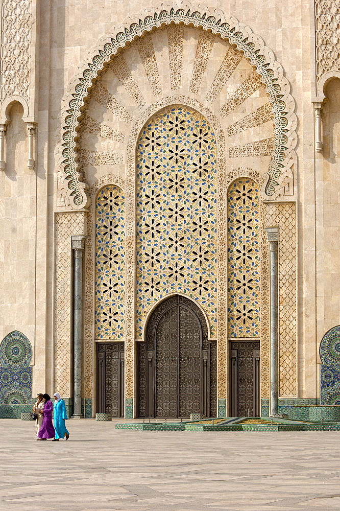 Hassan II Mosque, Casablanca, Morocco, North Africa, Africa