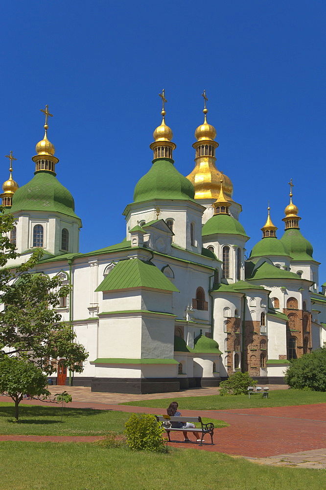 St. Sophia Cathedral Complex, UNESCO World Heritage Site, Kiev, Ukraine, Europe