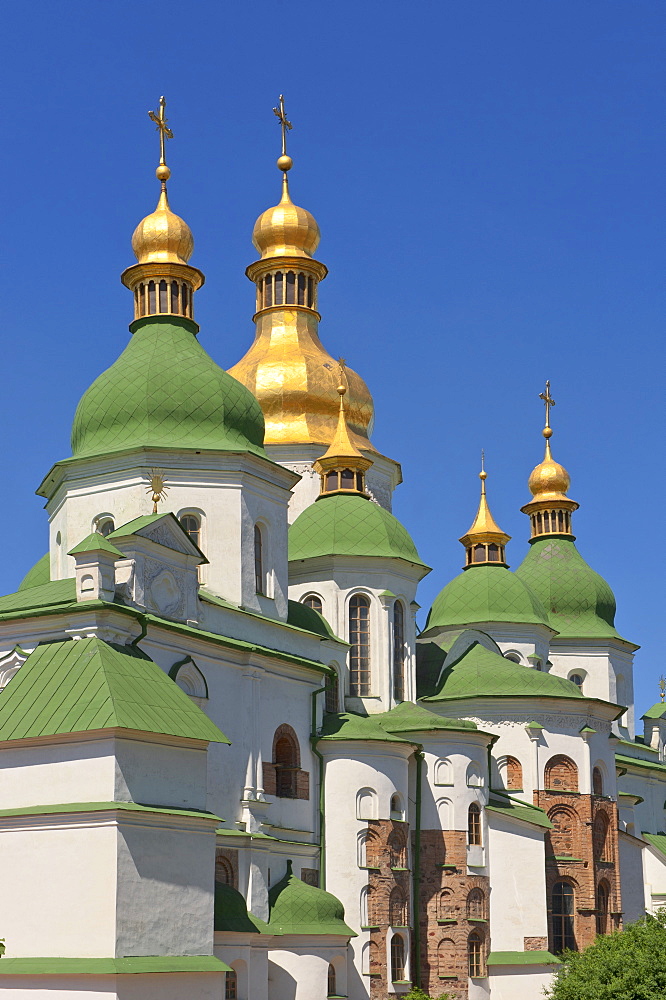 St. Sophia Cathedral Complex, UNESCO World Heritage Site, Kiev, Ukraine, Europe