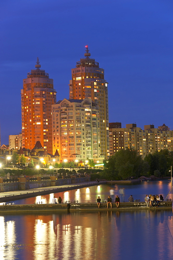 Obolon residential area, Kiev, Ukraine, Europe