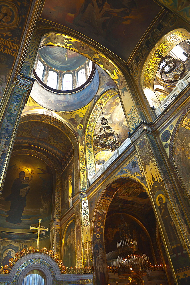 St. Vladimir's Cathedral interior, Kiev, Ukraine, Europe