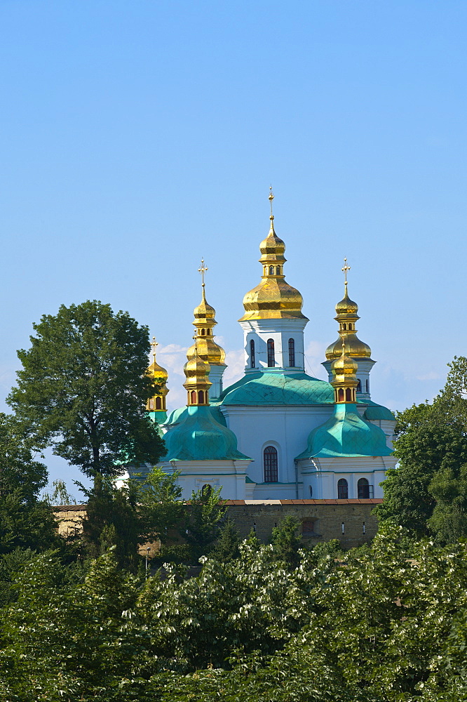 Church of the Nativity of the Virgin and Kovnirs Bell Tower, Pechersk Lavra, UNESCO World Heritage Site, Kiev, Ukraine, Europe