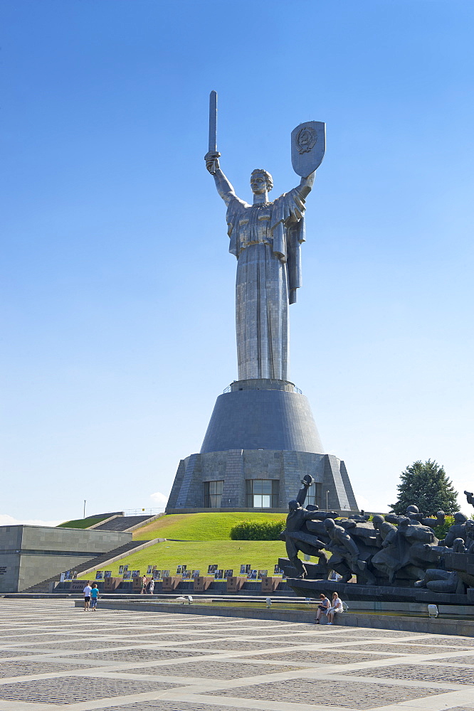 Motherland Statue (Rodina Mat), Kiev, Ukraine, Europe